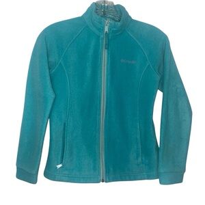 Columbia Turquoise Fleece Pullover